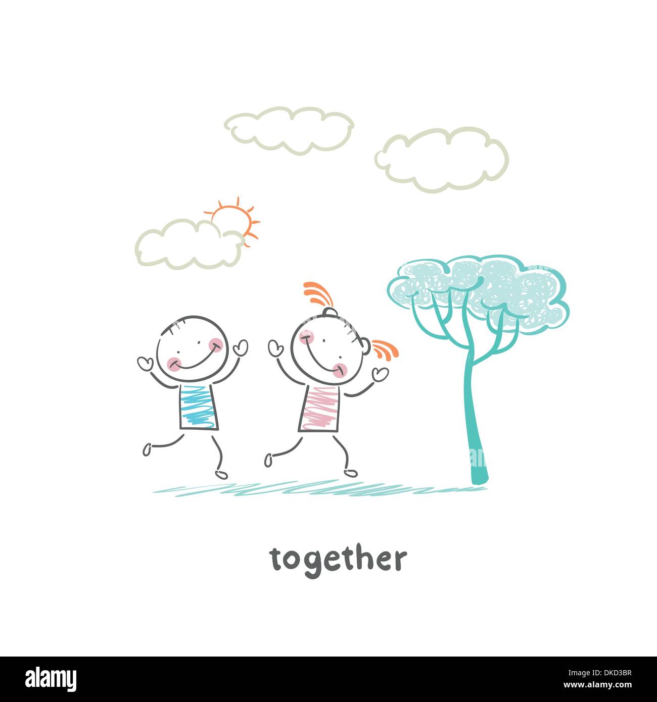 Couple in love Stock Vector Image & Art - Alamy
