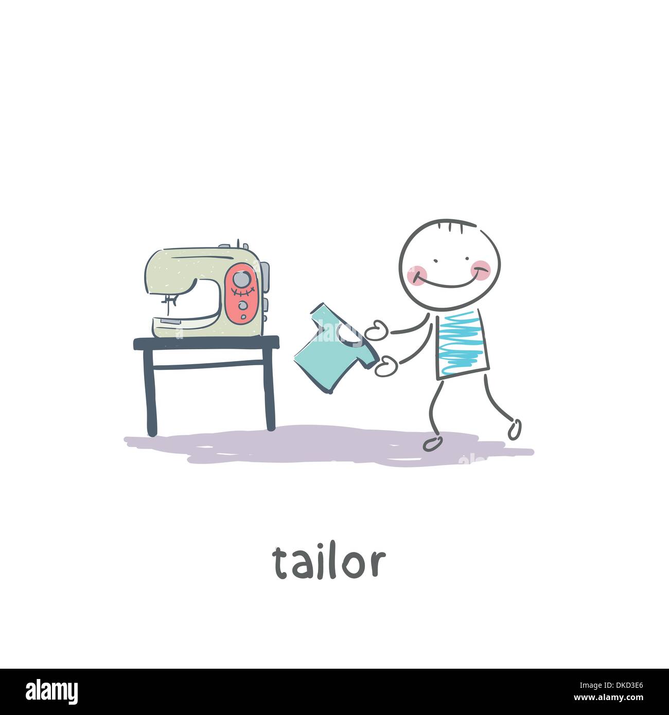 Alterations tailor Stock Vector Images - Alamy