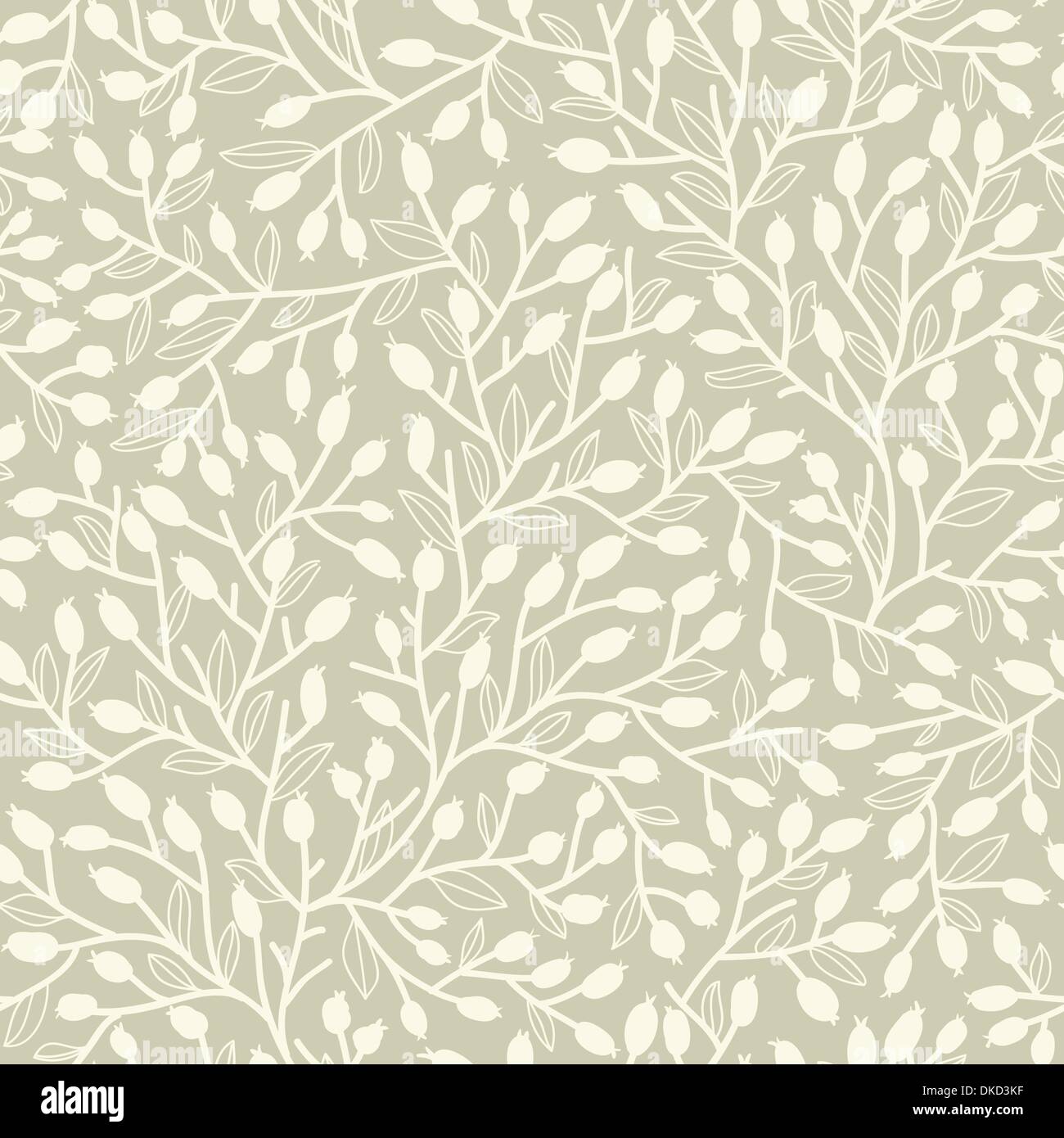 vector floral seamless pattern Stock Vector Image & Art - Alamy