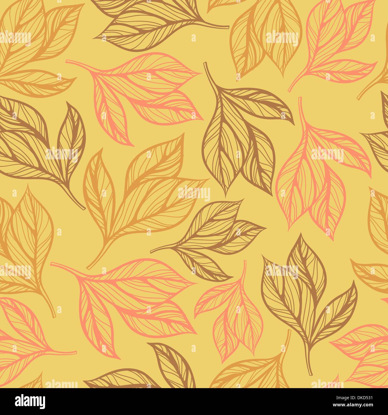 vector seamless floral pattern Stock Vector Image & Art - Alamy