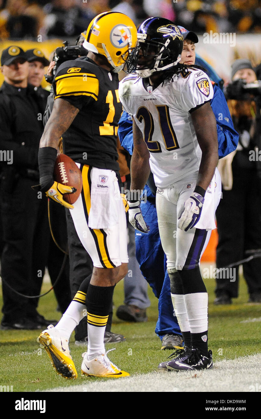 Photo: Pittsburgh Steelers' Mike Wallace makes a 40 yard reception in  Pittsburgh - SMG2009102588 