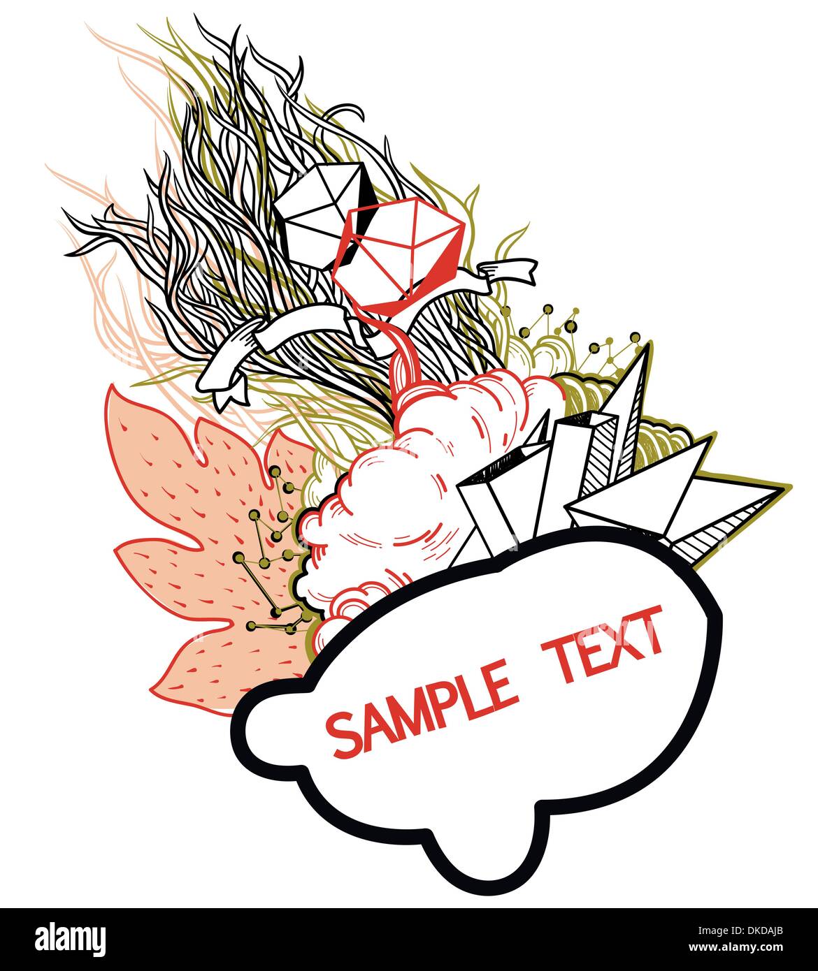 vector illustration of an abstract frame Stock Vector Image & Art - Alamy