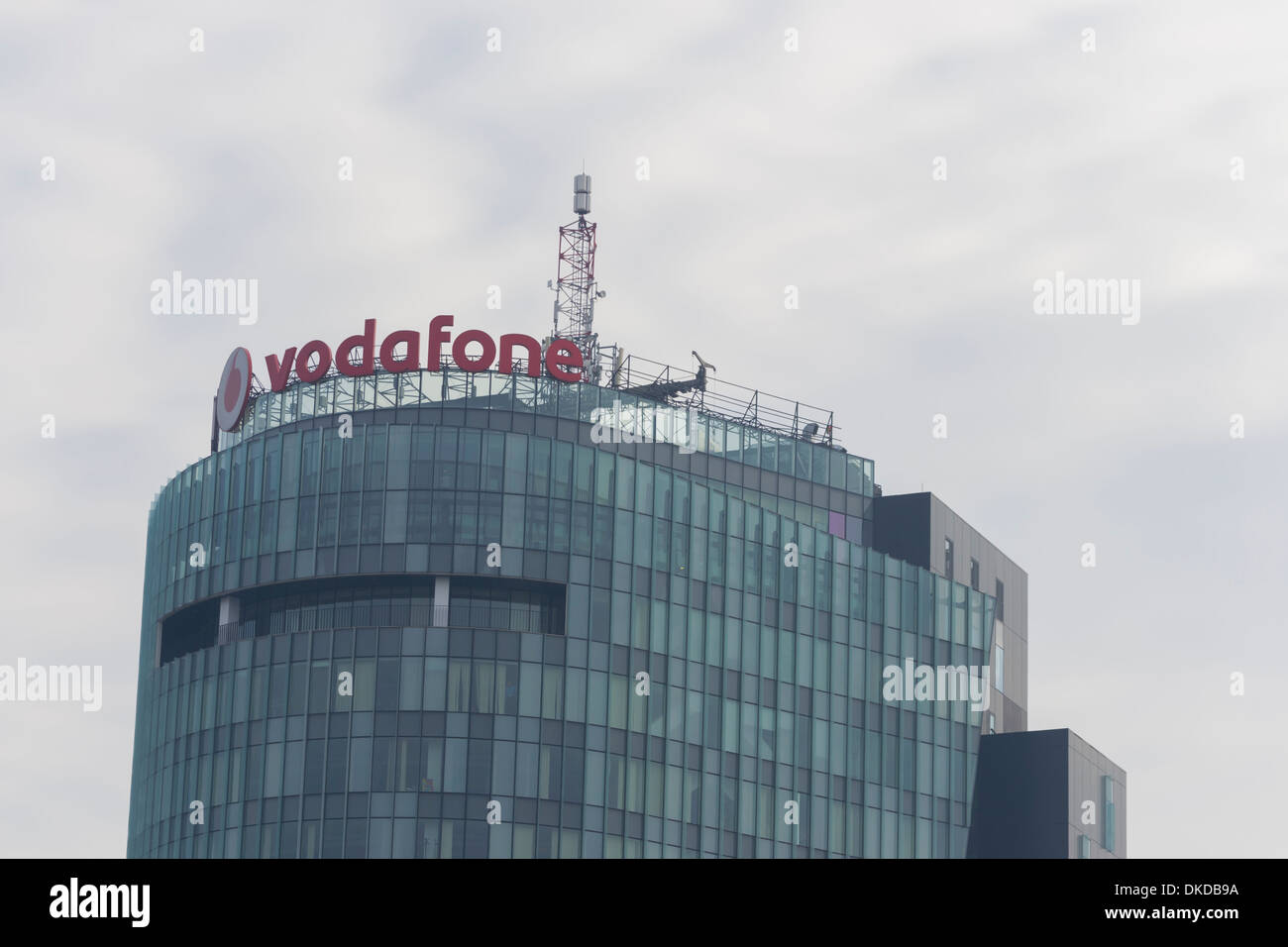 Vodafone Romania main office in Bucharest, Romania Stock Photo