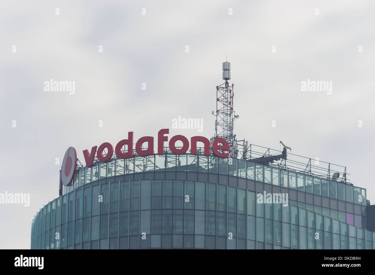 Vodafone Romania main office in Bucharest, Romania Stock Photo