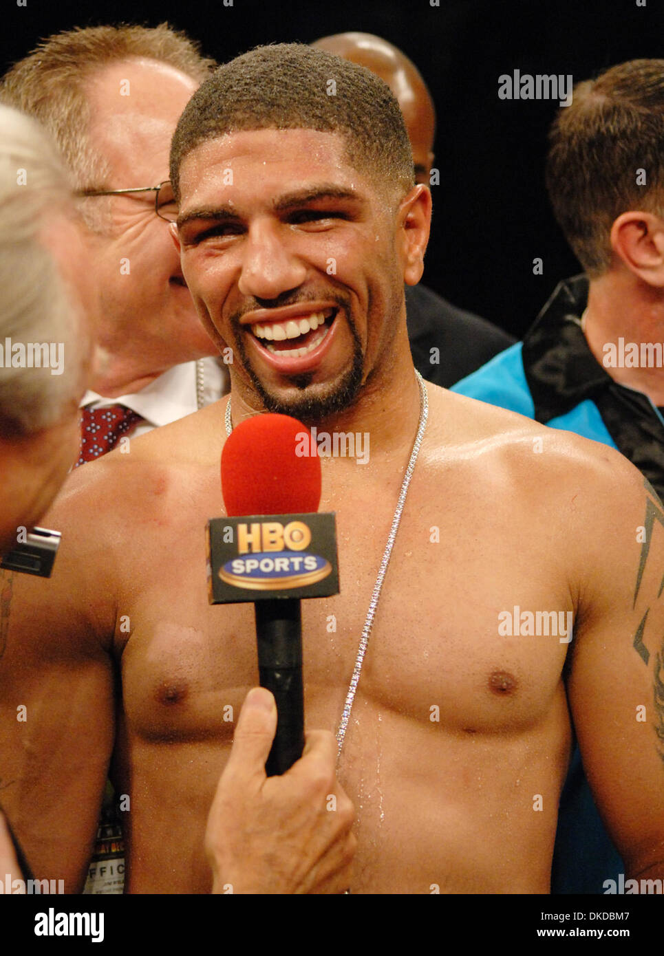 Dec 03, 2006; Tampa, FL, USA; Boxer RONALD 'WINKY' WRIGHT after defeating Ike Quartey by decision in front of a packed house at The St. Pete Times Forum in Tampa, Florida. 12/3/06, Tampa, Florida, Rob DeLorenzo Mandatory Credit: Photo by Rob DeLorenzo/ZUMA Press. (©) Copyright 2006 by Rob DeLorenzo Stock Photo