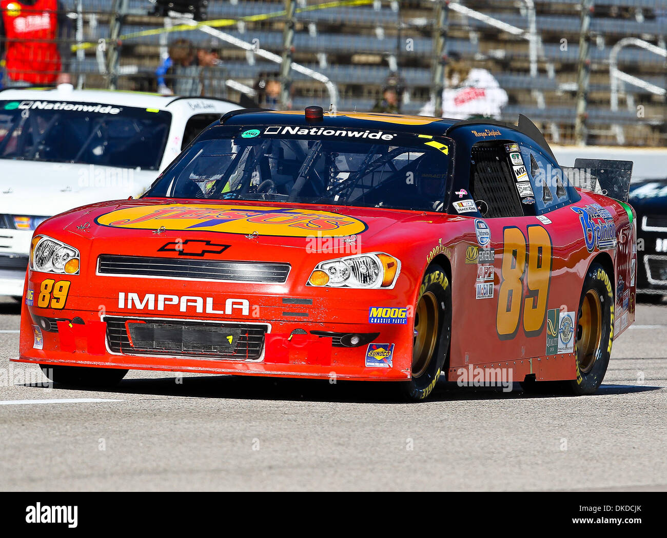 Nov. 5, 2011 - Fort Worth, Texas, U.S - Nationwide Series driver Morgan  Shepherd (89) in action during the Nascar Nationwide Series O'Reilly Auto  Parts Challenge race at Texas Motor Speedway in, image size:1300x1050