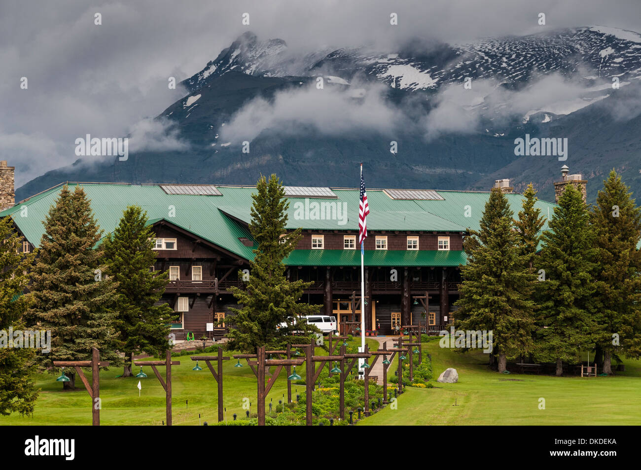 Glacier Park Lodge, East Glacier Park, Montana Stock Photo Alamy