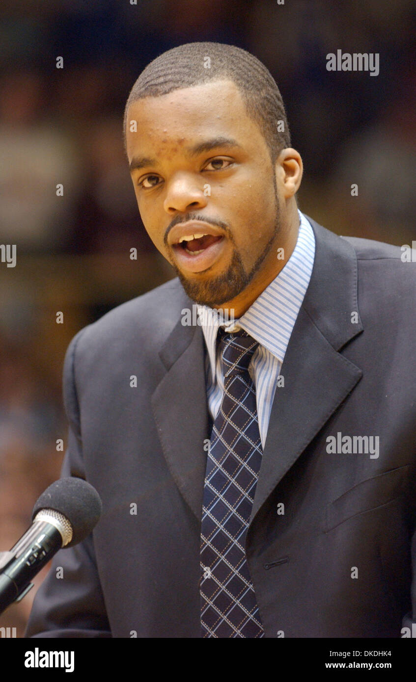 Jan 28, 2007; Durham, NC, USA; Duke retired Shelden Williams' No. 23