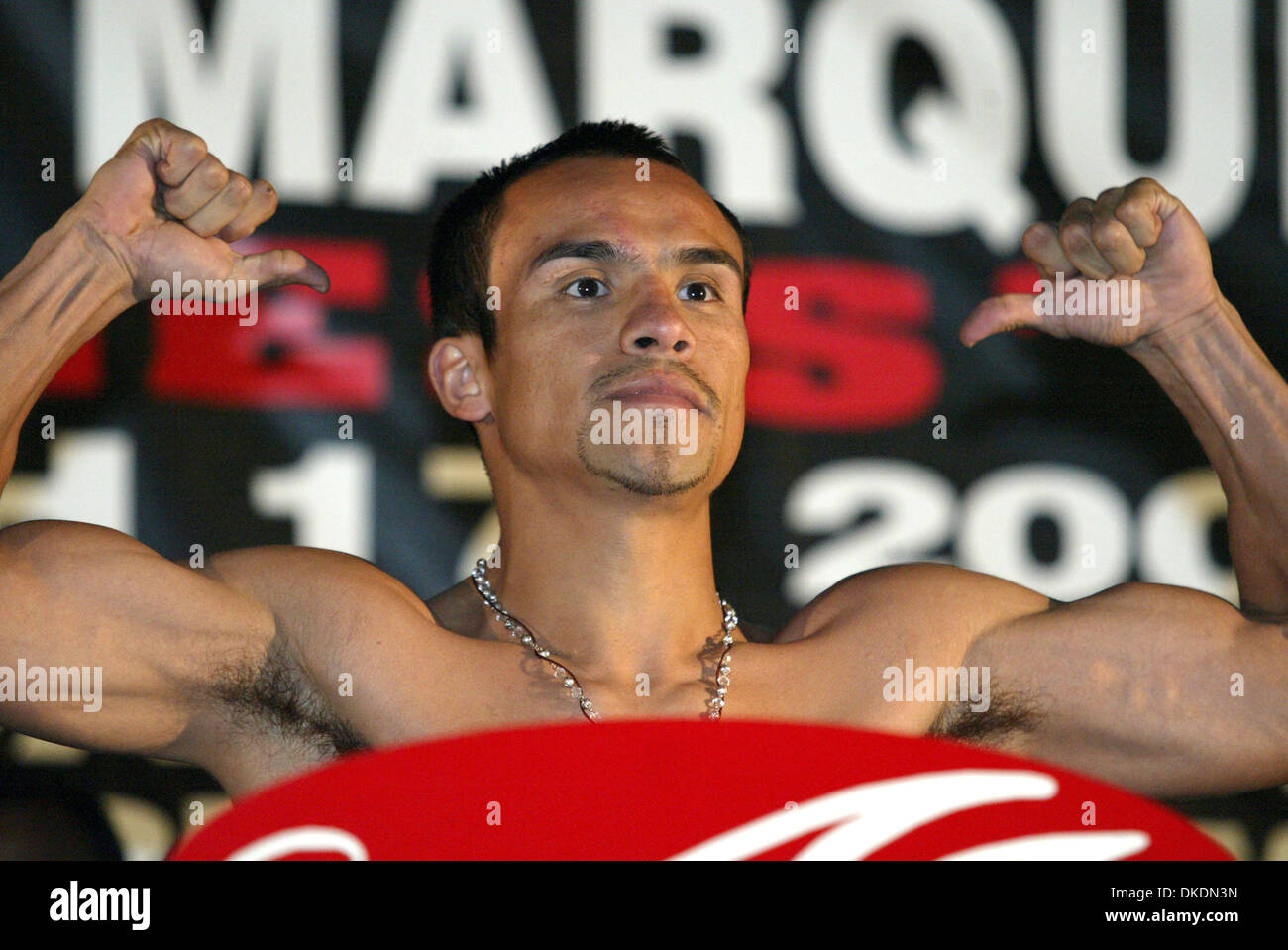 Mar 16, 2007 - Las Vegas, NV, USA - BOXING: JUAN MANUEL MARQUEZ at the  weigh-in. The best Mexican Boxers in the World Marco Antonio Barrera and  Juan Manuel Marquez are scheduled