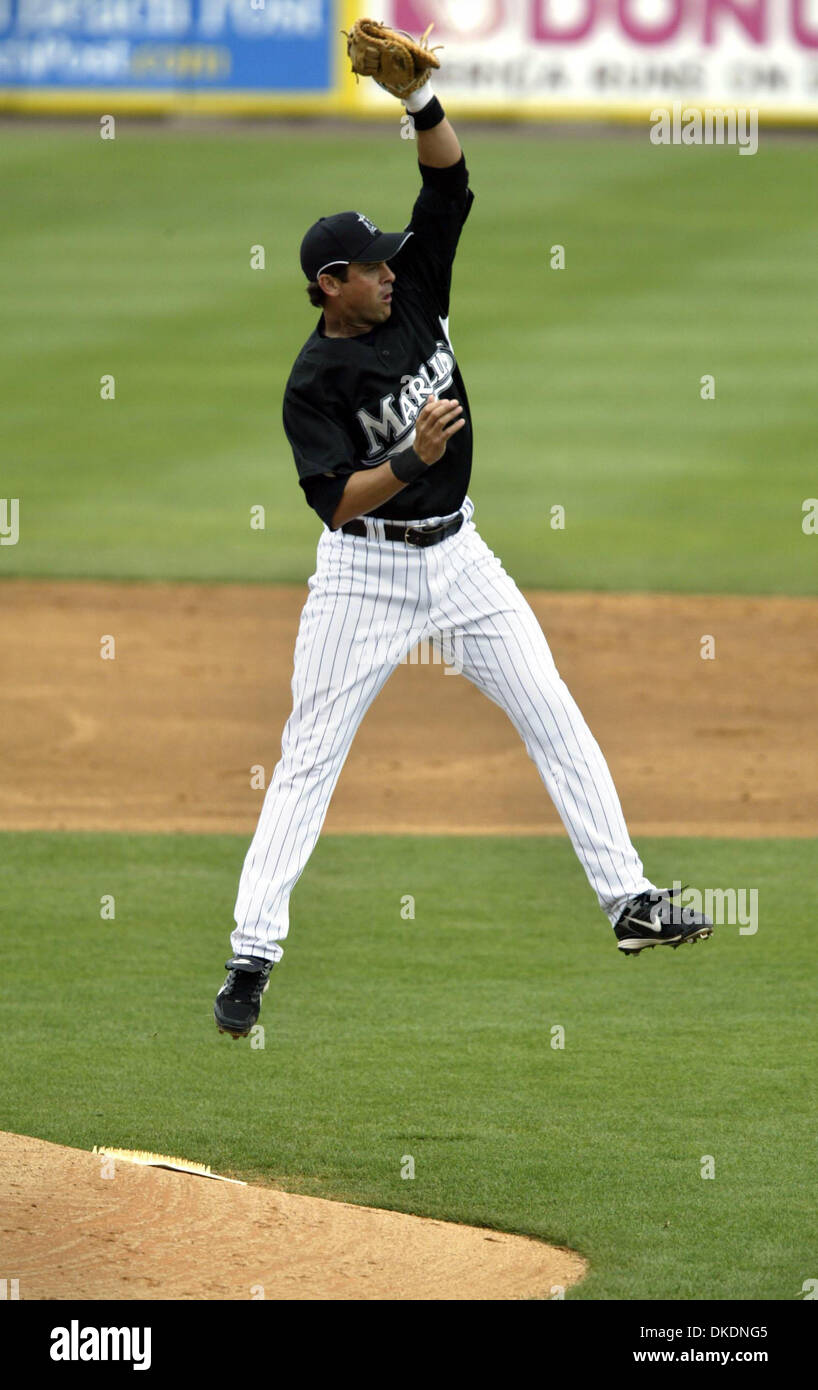 Mar 20, 2007 - Jupiter, FL, USA - Florida Marlins third baseman/first  baseman AARON BOONE is part of three generations of the Boone family to  play in the majors. He is seen