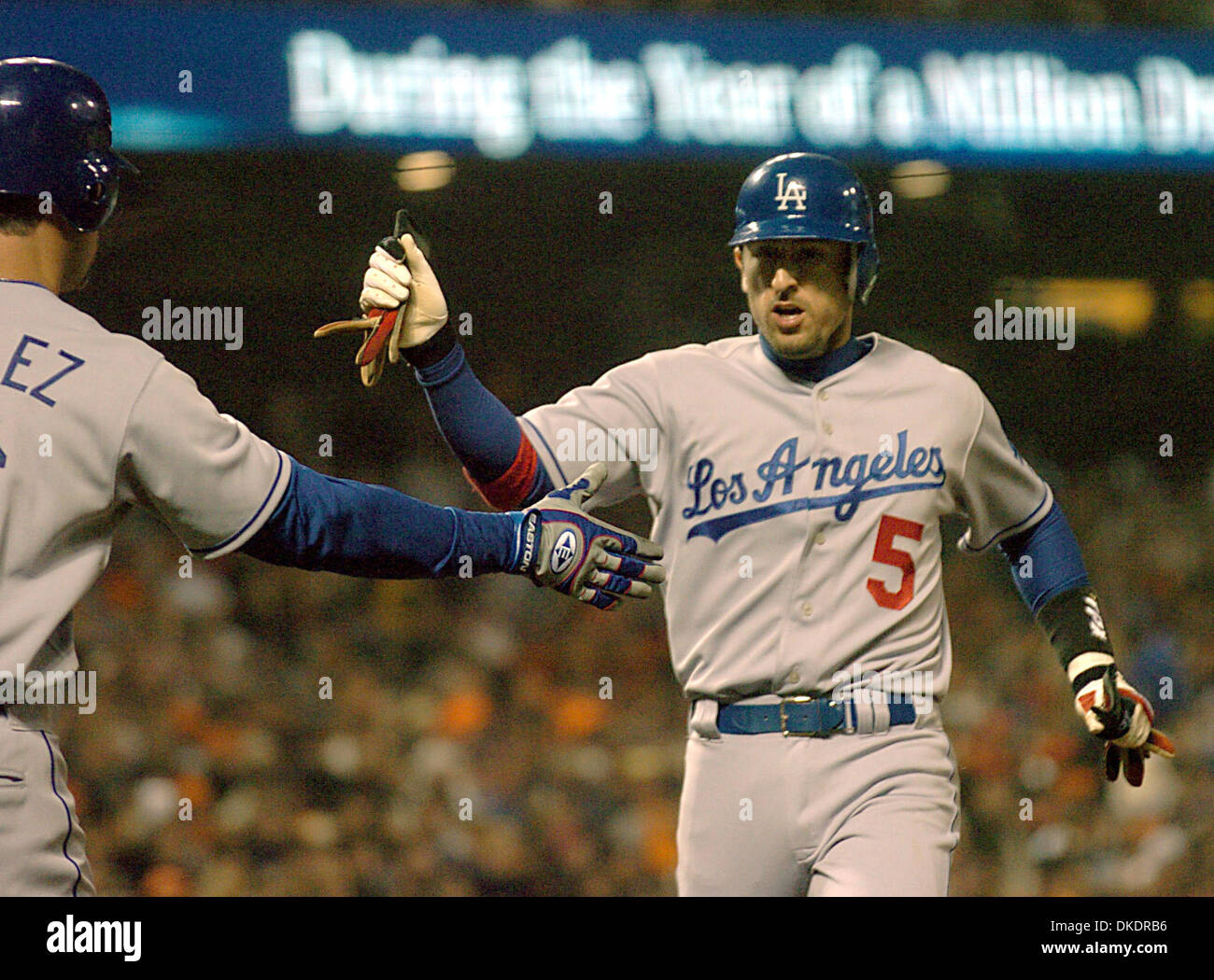 Dodgers (2006-2008): Nomar Garciaparra IF #5  Dodgers, Los angeles dodgers,  Sports jersey