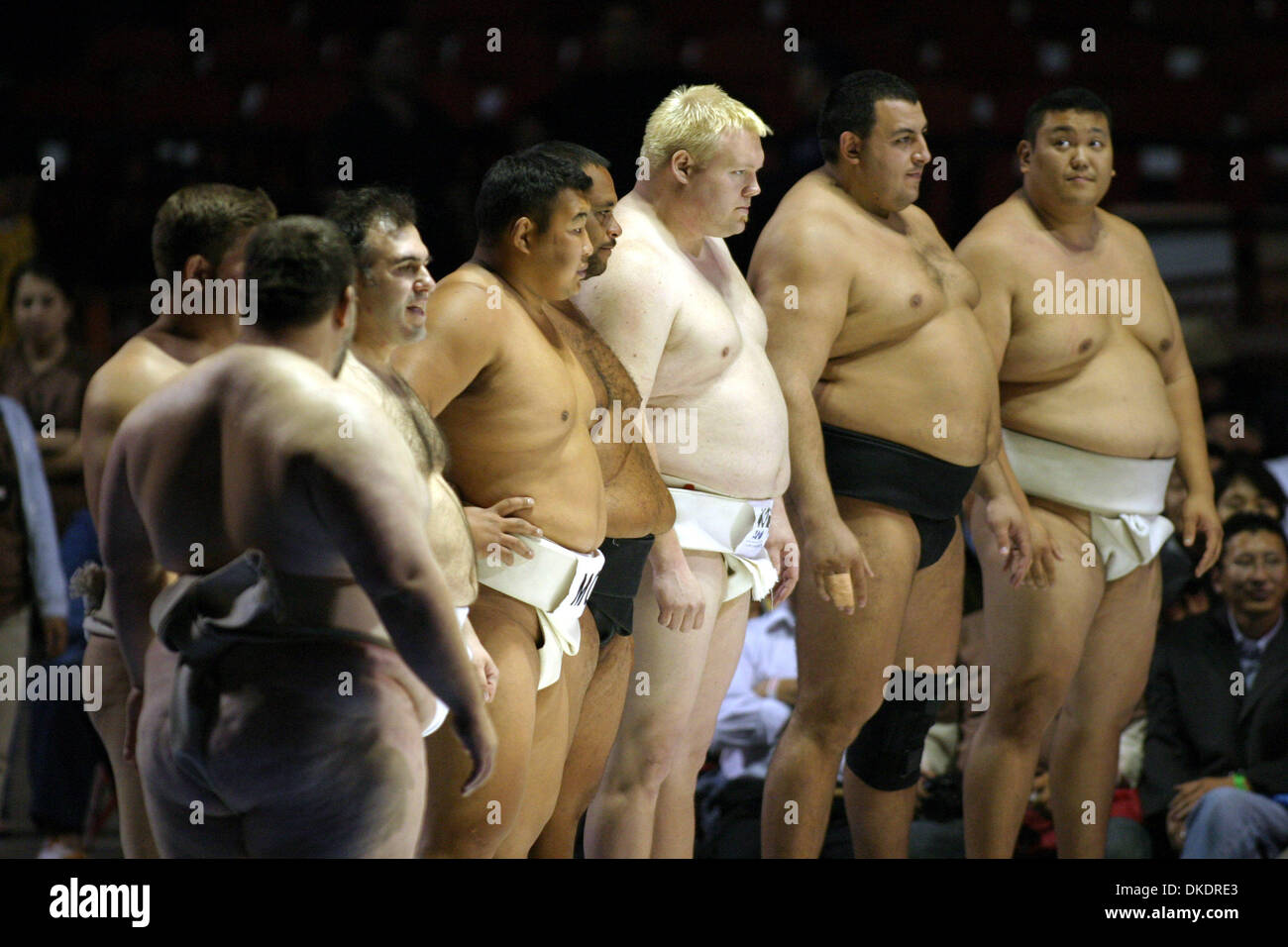 Apr 09, 2007; Los Angeles, California, USA; Sumo Heavyweights lineup at