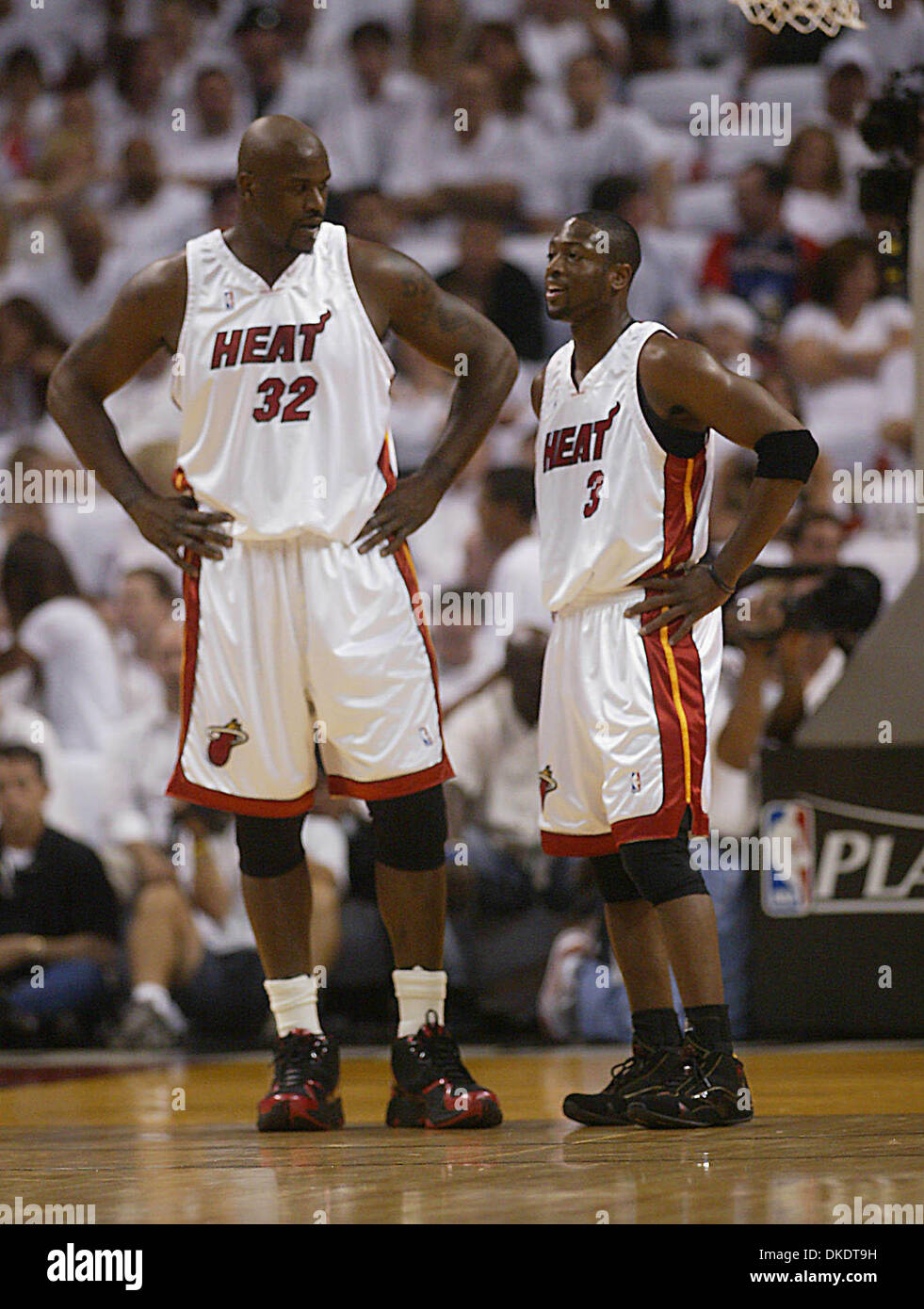 Apr 27, 2007 - Miami, FL, USA - SHAQUILLE O'NEAL and DWYANE WADE