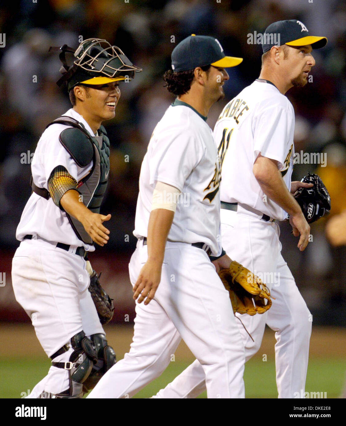 July 21st, 2007 Oakland, CA, USA Oakland A's catcher Kurt Suzuki