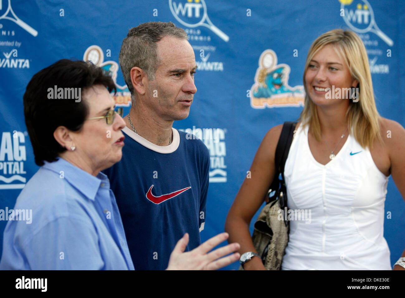 Jul 25, 2007 - Newport Beach, CA, USA - From left, BILLIE JEAN KING