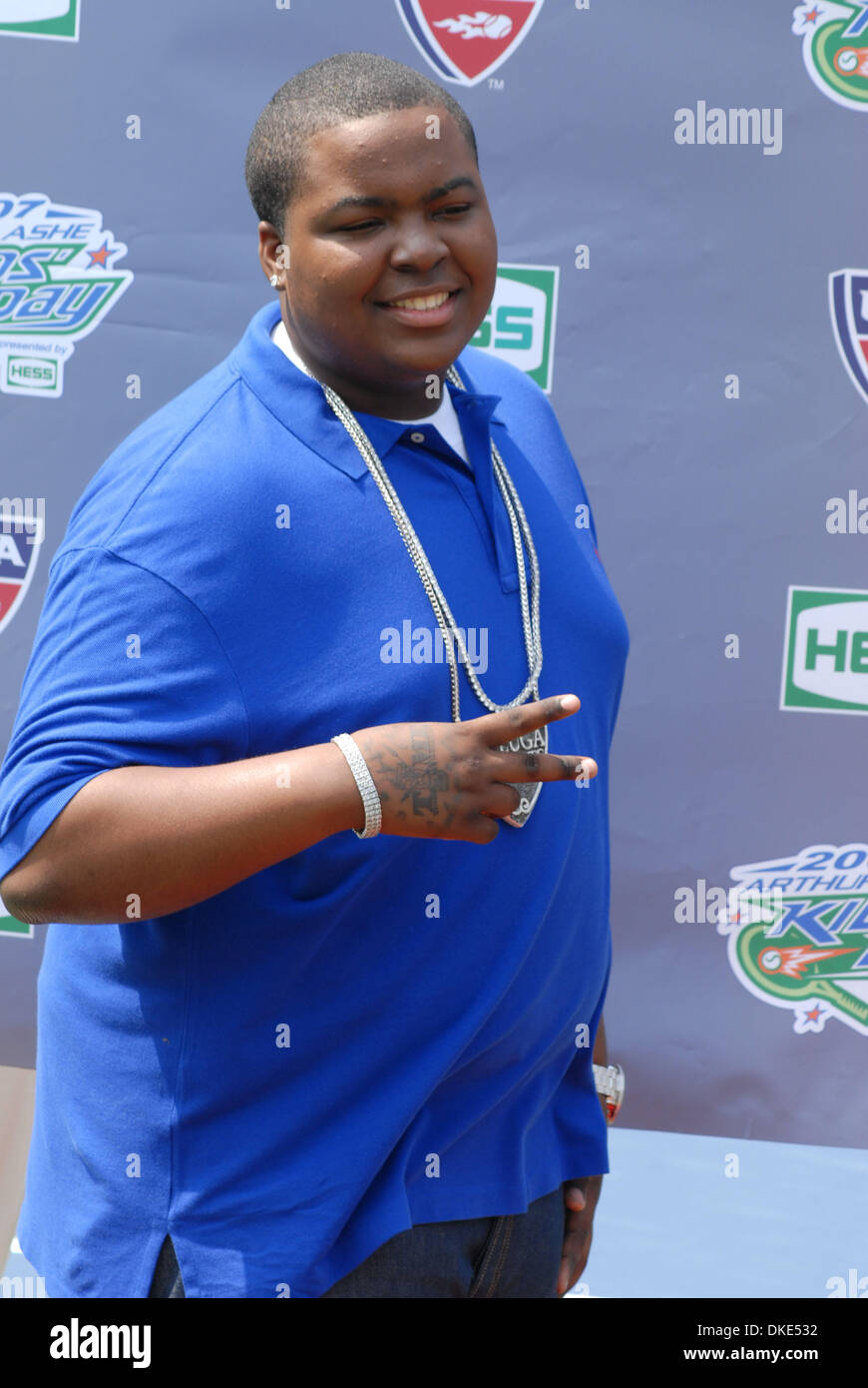 Aug 25, 2007 - New York, NY, USA - Singer SEAN KINGSTON at the 2007 Arthur  Ashe Kids Day at the US Open in New York City. (Credit Image: © Jeffrey  Geller/ZUMA Press Stock Photo - Alamy