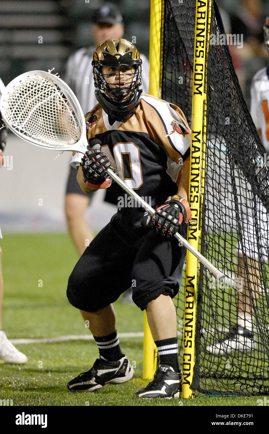 Mll Rochester Rattlers June 23, 2007: Rochester Rattler goalie Mike Levin (#10) in action ...