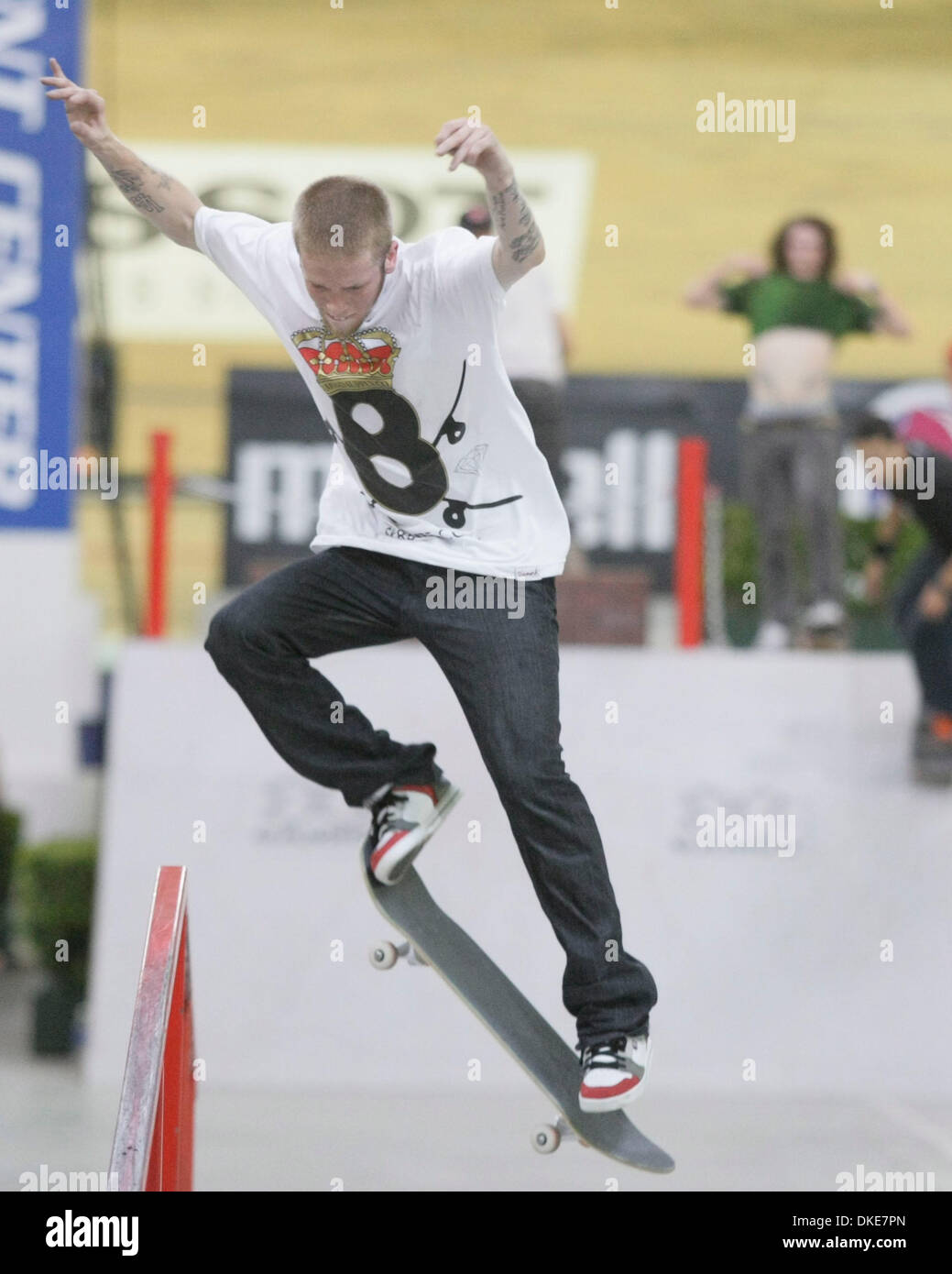 August 3, 2007 Los Angeles, CA..Jereme Rogers wins a bronze medal at