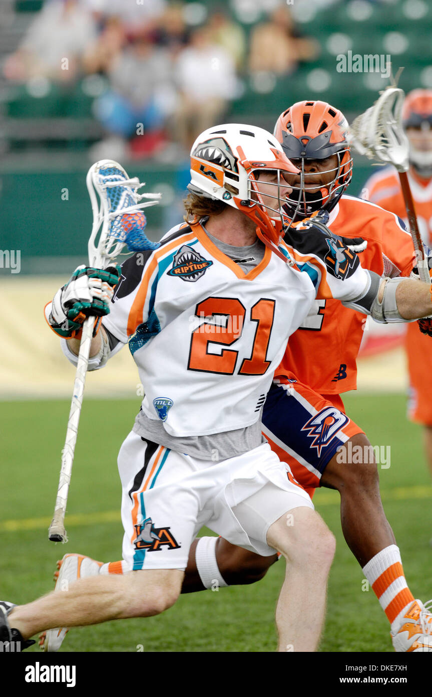 August 26, 2007: Los Angeles Riptide midfielder Sean Lindsay (#21) in ...
