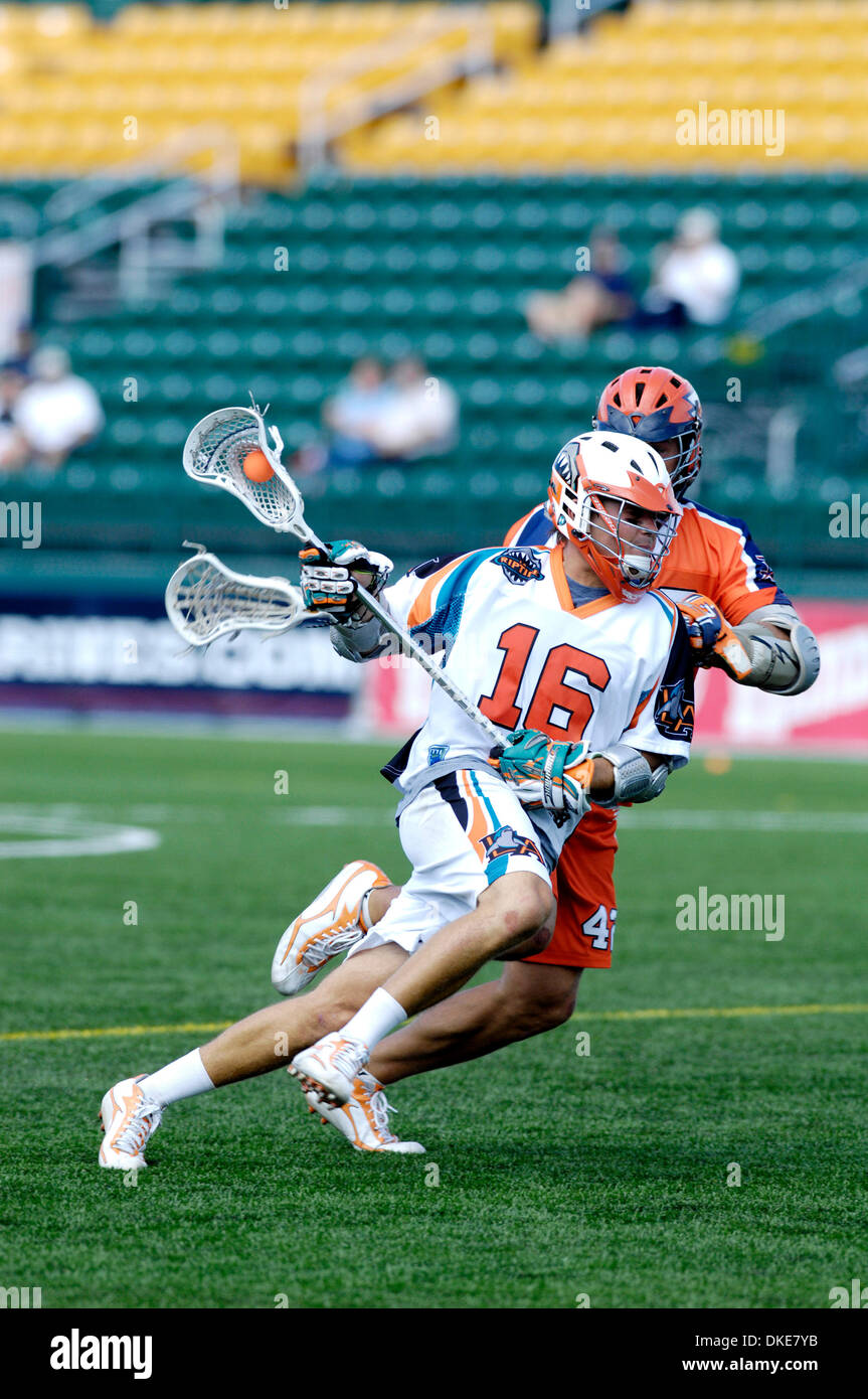 August 26, 2007: Los Angeles Riptide attacker Wes Green (#16) in action ...