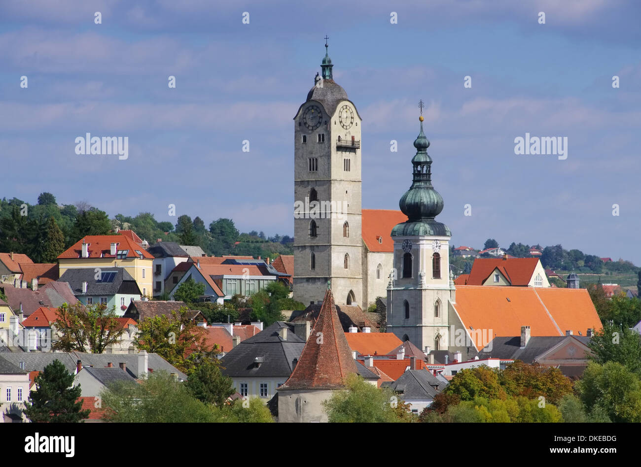 Krems und Stein an der Donau - Krems and Stein on Danube 03 Stock Photo