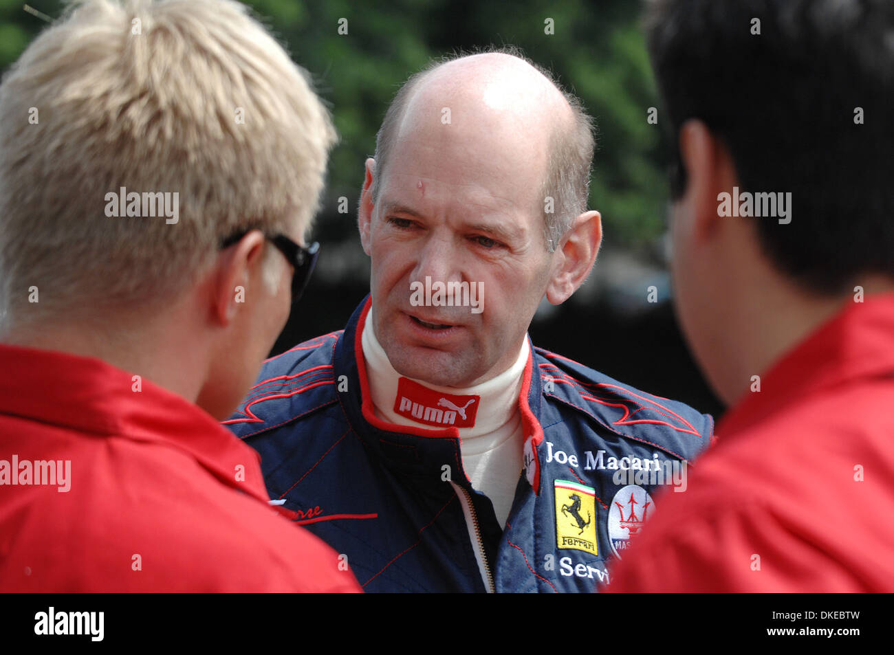 Jun 17, 2007 - Le Mans, France - ADRIAN NEWEY, of England, during scrutineering for the 24 Hours of Le Mans, Tuesday, 12 June, 2007.  (Credit Image: © Rainier Ehrhardt/ZUMAPRESS.com) Stock Photo