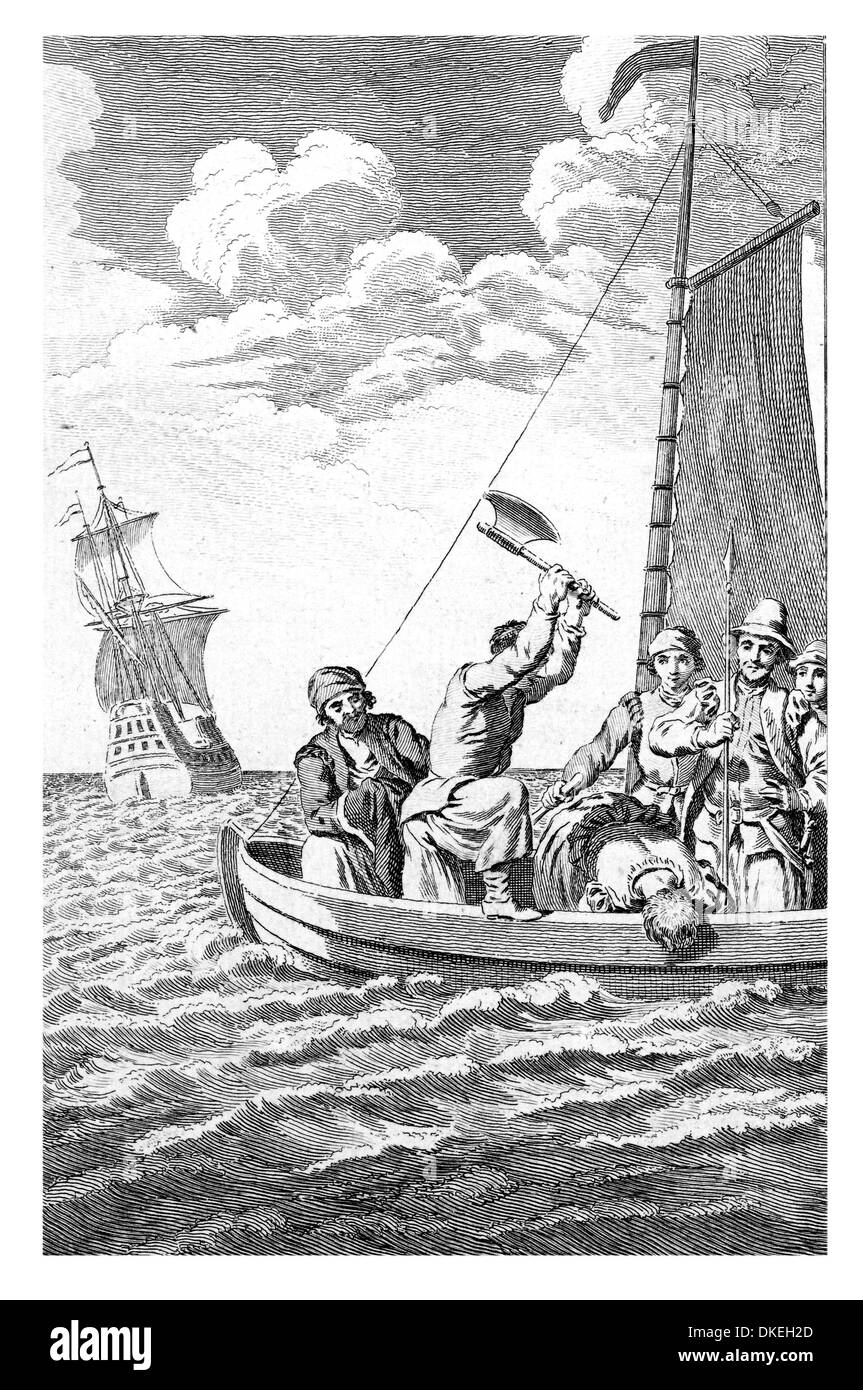William de la Pole, 1st Duke of Suffolk beheaded in a long boat near Dover  1450 Stock Photo - Alamy