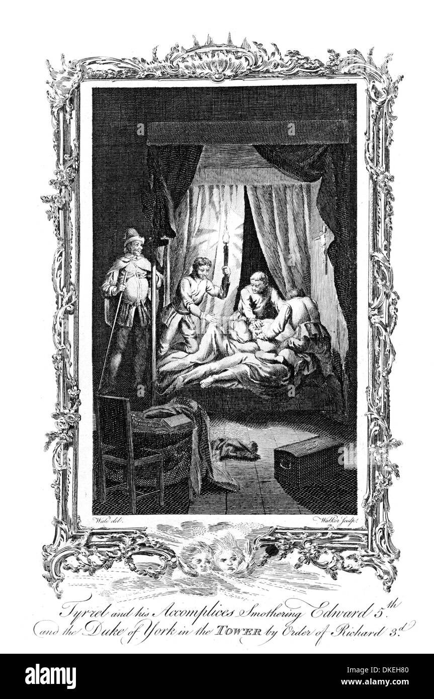 Sir James Tyrrel and his smothering Edward V and the Duke