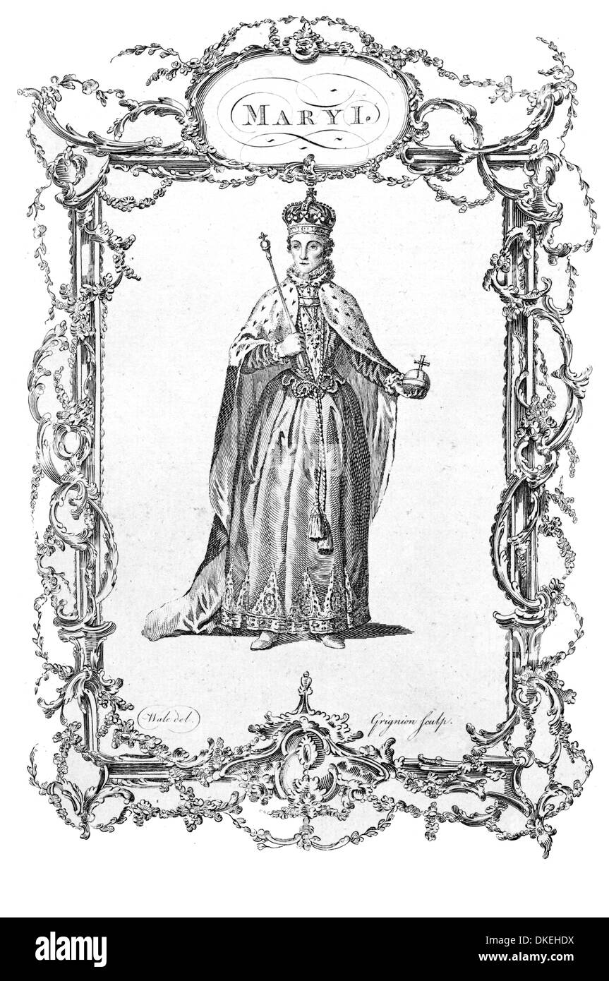 Mary I Queen of England Stock Photo