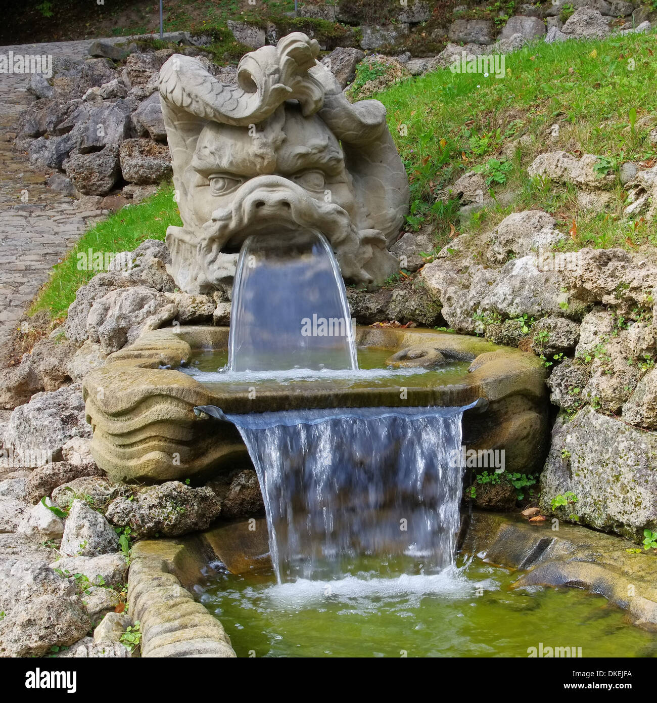 Springbrunnen - fountain 02 Stock Photo
