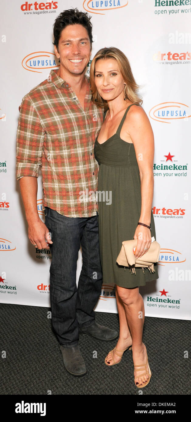 Michael Trucco and Sandra Hess 4th Annual 'Get Lucky for Lupus' Celebrity Poker Tournament benefiting Lupas LA - Arrivals Los Stock Photo