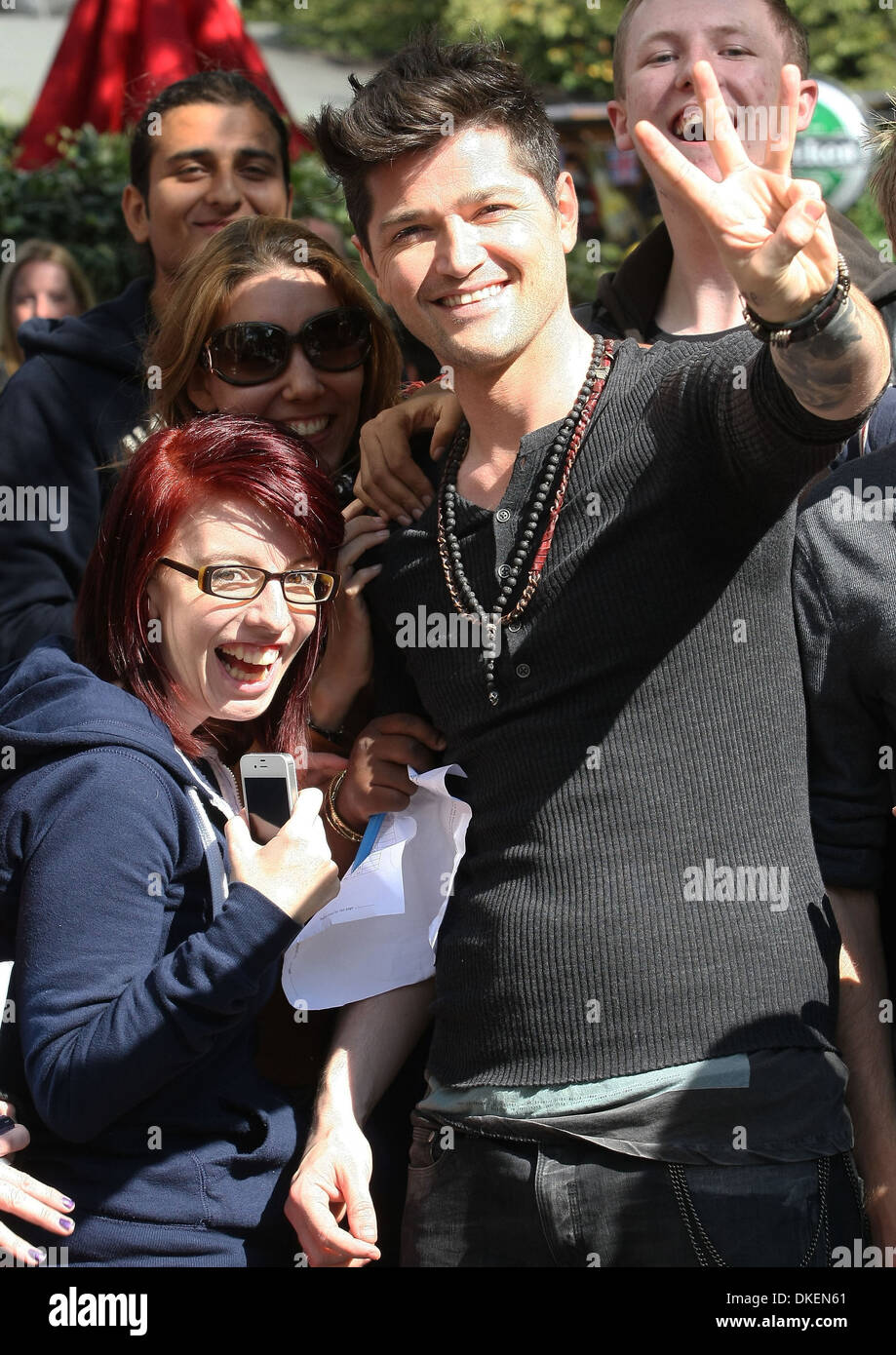 Danny odonoghue outside the itv studios london hi-res stock photography