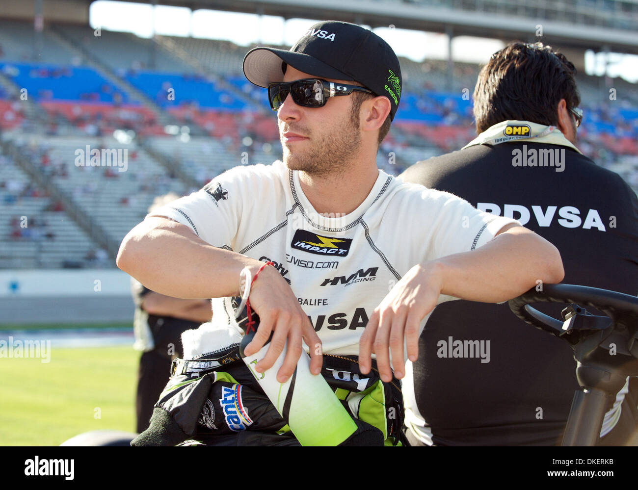 Jun 05, 2009 - Dallas, Texas, USA - HVM Racing driver EJ VISO waits for ...