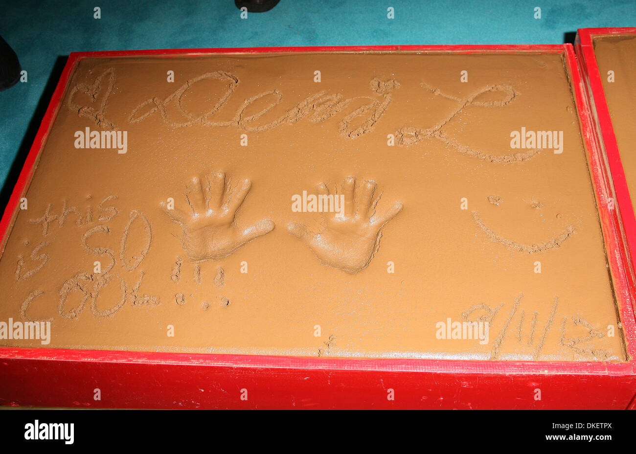 Demi Lovato 'X Factor' Season Two Premiere Screening and Handprint Ceremony held at Grauman's Chinese Theater Los Angeles Stock Photo