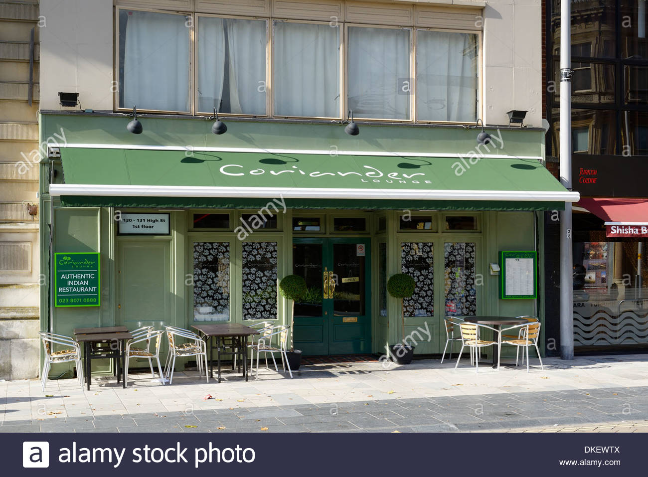 Indian Restaurant Entrance Stock Photos & Indian Restaurant Entrance