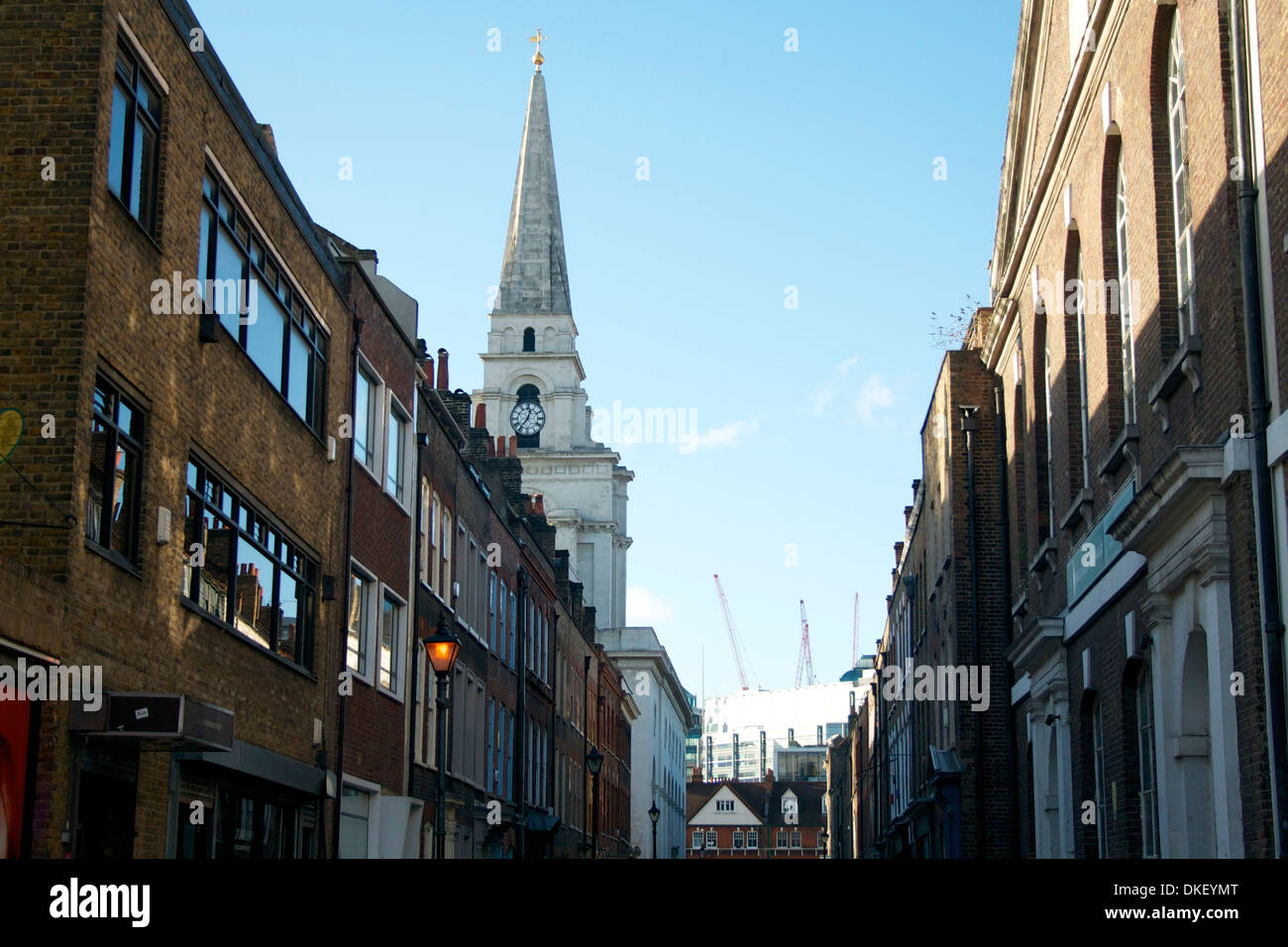 Fournier Street, London, UK Stock Photo