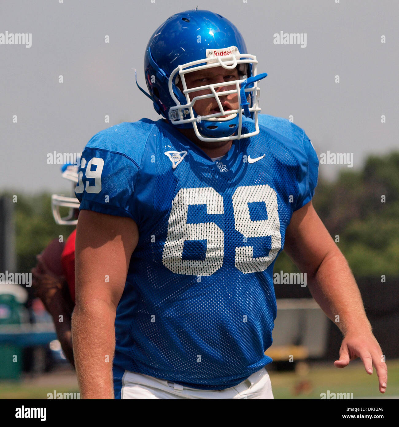 Uk Center Matt Smith At Practice On Friday Aug 14 2009 At The