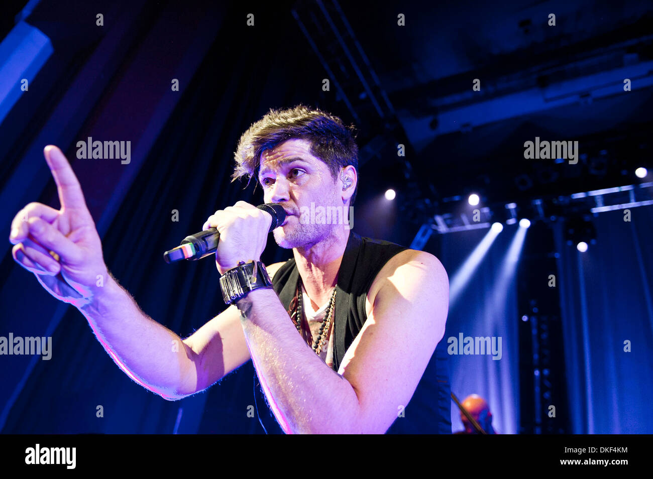 Danny O'Donoghue of Script performing live at Shepherds Bush Empire ...