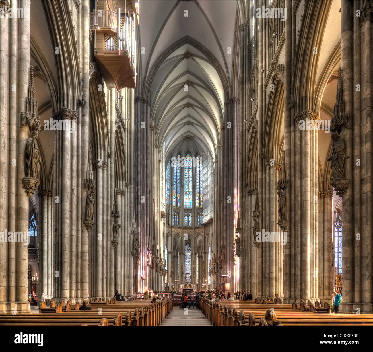 Inside Cologne Cathedral