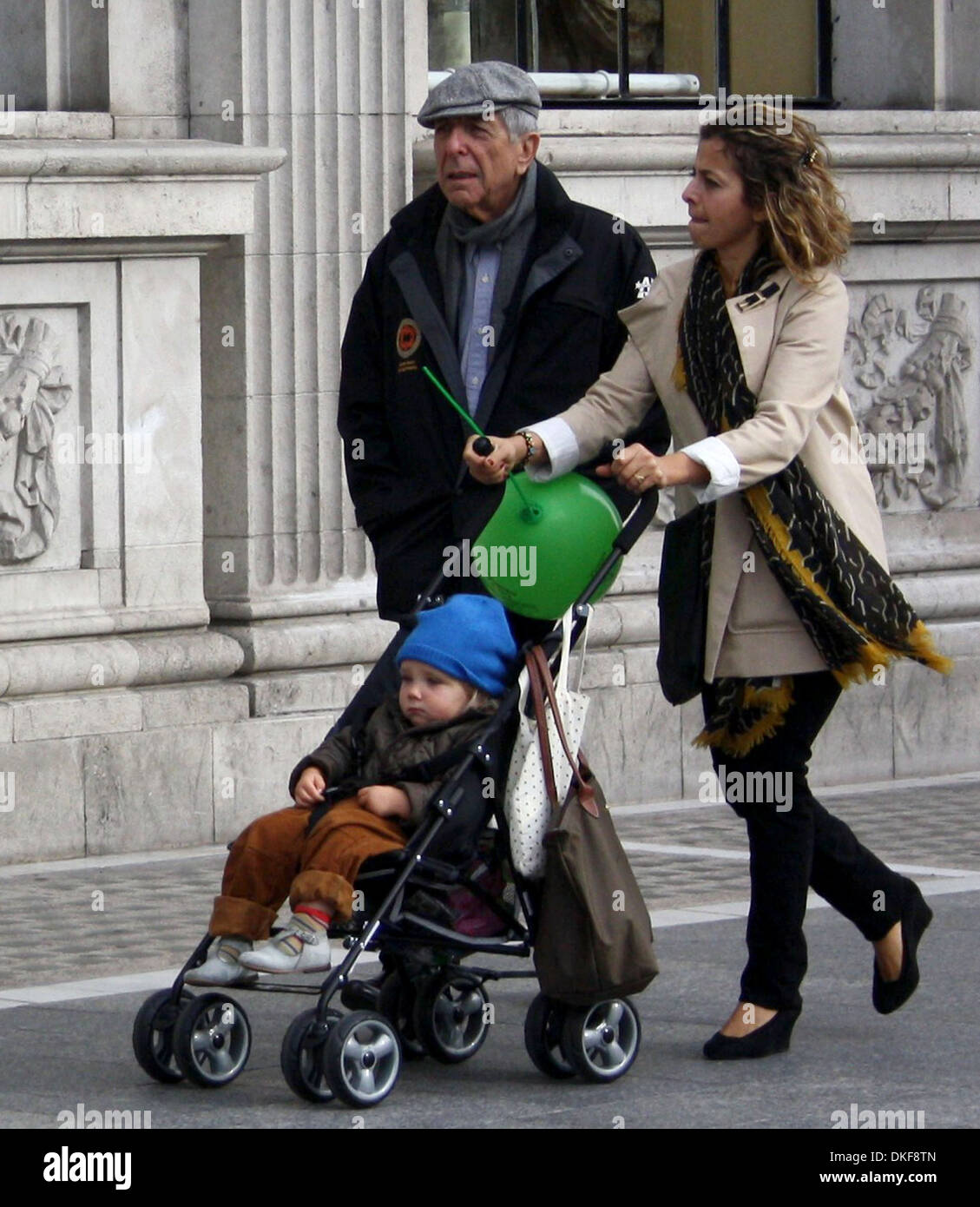 Leonard Cohen Out And About With His Grandson In Dublin Dublin Ireland leonard-cohen-out-and-about-with-his-grandson-in-dublin-dublin-ireland