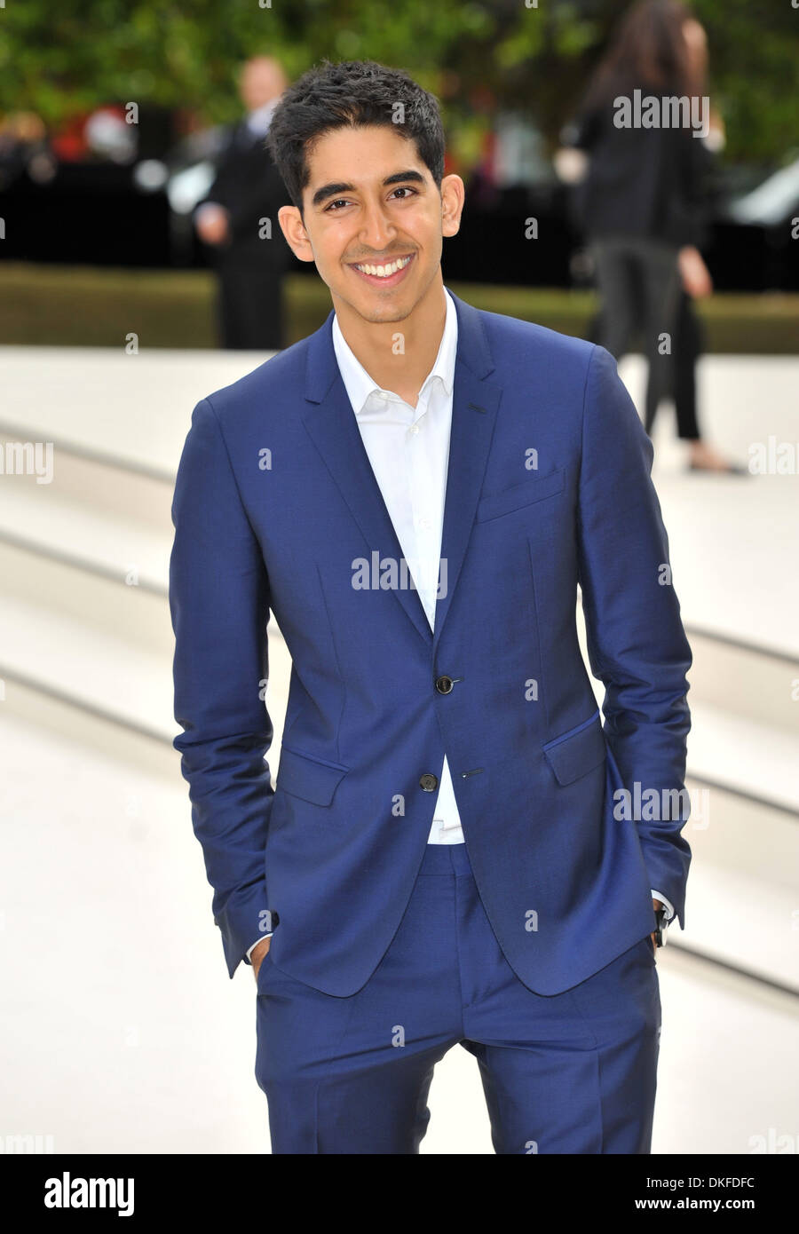 Dev Patel London Fashion Week: Burberry Spring/Summer 2012 Fashion Show ...