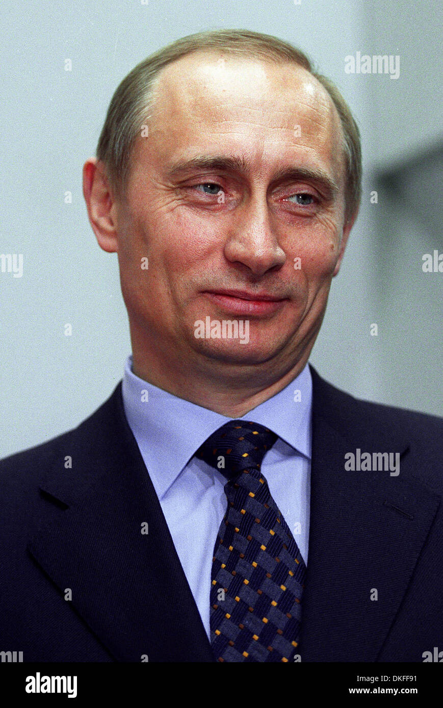 VLADIMIR PUTIN.PRESIDENT OF RUSSIA.17/04/2000.U21B11A Stock Photo