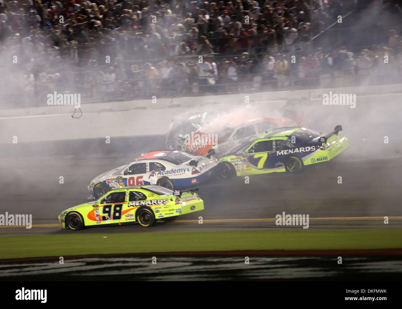 Jul 04, 2009 Daytona Beach , Florida, USA KYLE BUSCH wrecks at the
