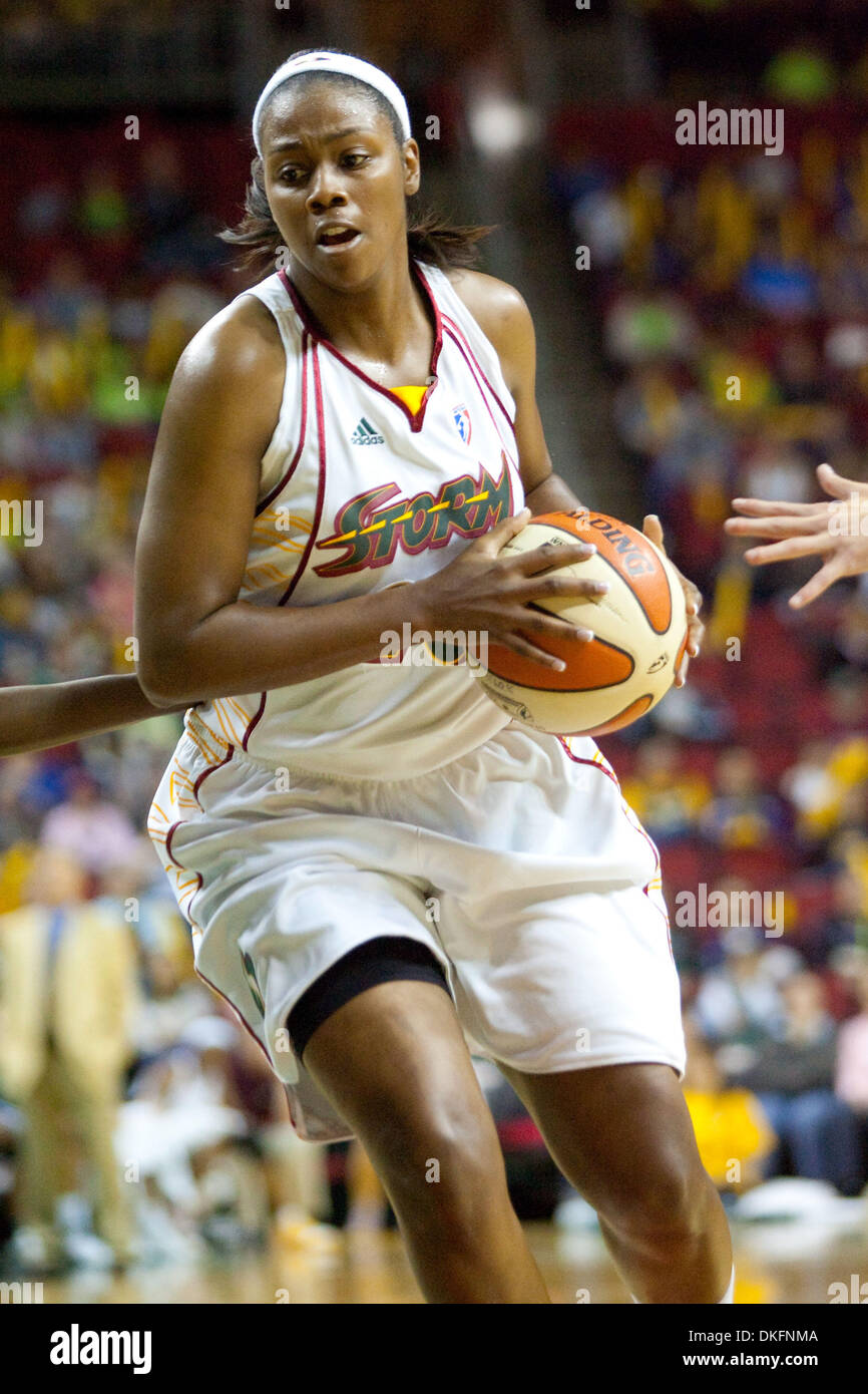 Jul 07, 2009 - Seattle, Washington, USA - CAMILLE LITTLE (20) drives to the  hoop during the Seattle