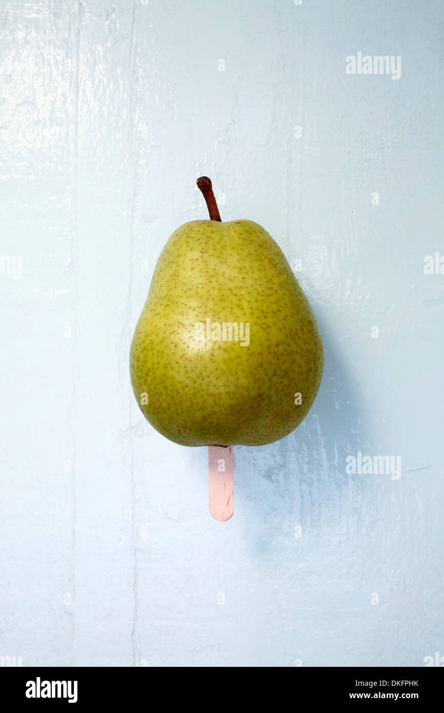 Pear lolly Stock Photo