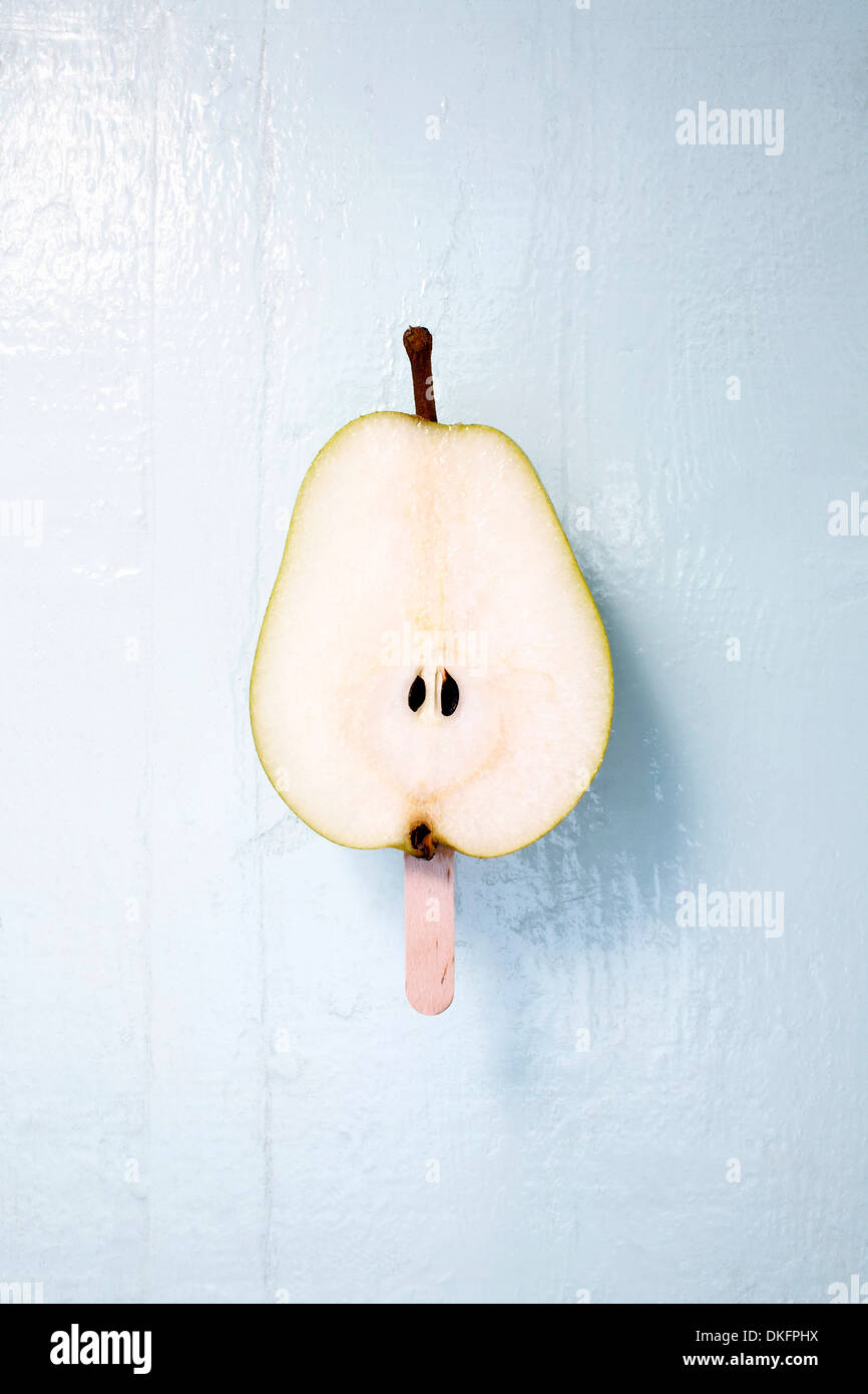Pear lolly Stock Photo