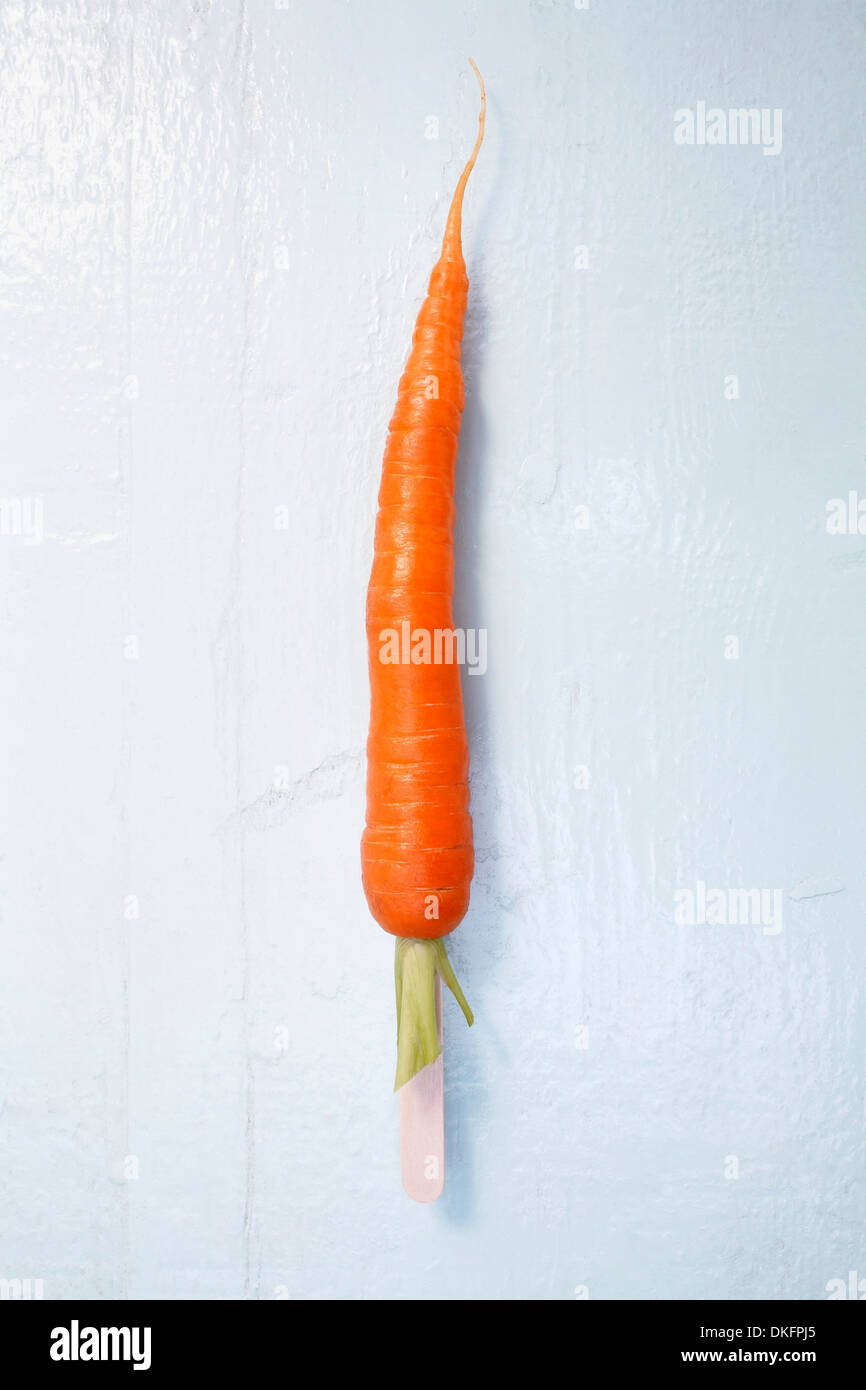 Carrot lolly Stock Photo
