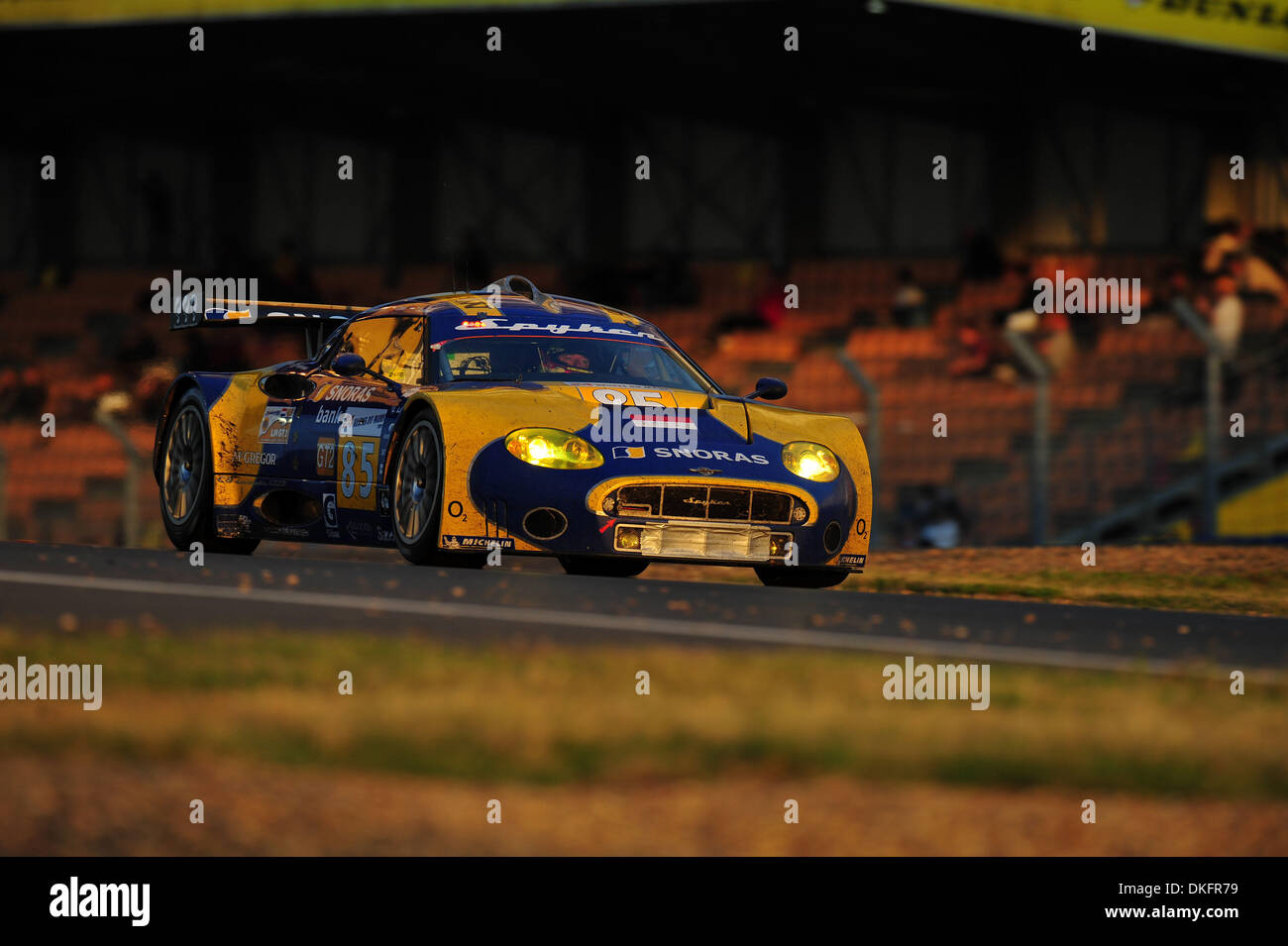 June 14, 2009 - Le Mans, France - Snoras Spyker Squadron driver TOM CORONEL, of the Netherlands, during the 24 Hours of Le Mans, Sunday, June 14, 2009, in Le Mans, France. (Credit Image: © Rainier Ehrhardt/ZUMAPRESS.com) Stock Photo