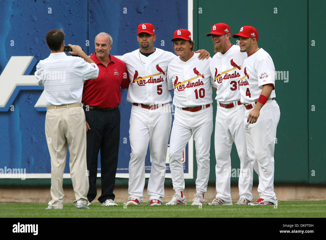 Jul 14, 2009 - St. Louis, Missouri, USA - Members of the Cardinals