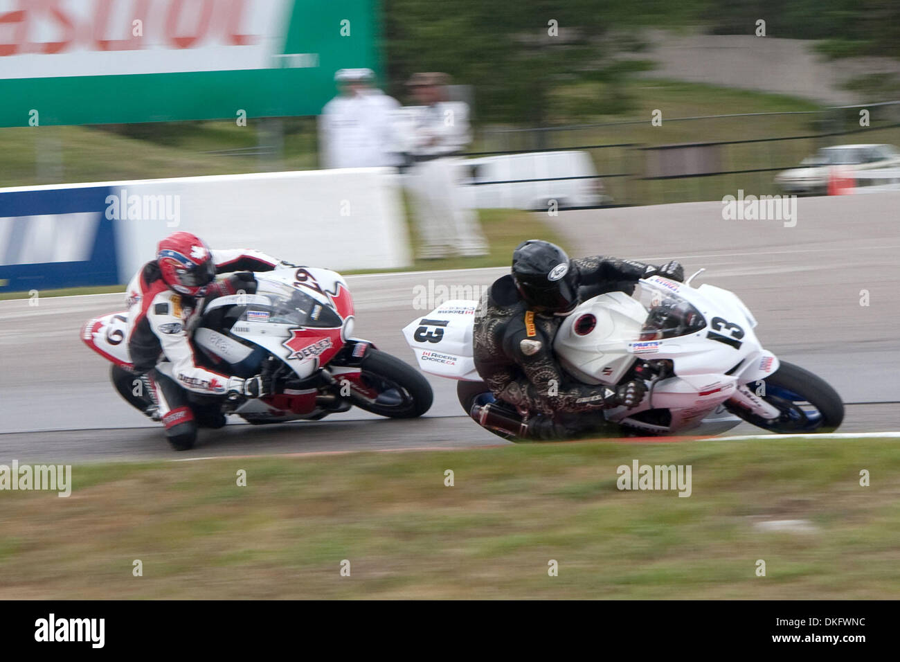 Matt Brode Racing Jul 19, 2009 - Bowmanville, Ontario, Canada - Matt McBride (13) on the ...